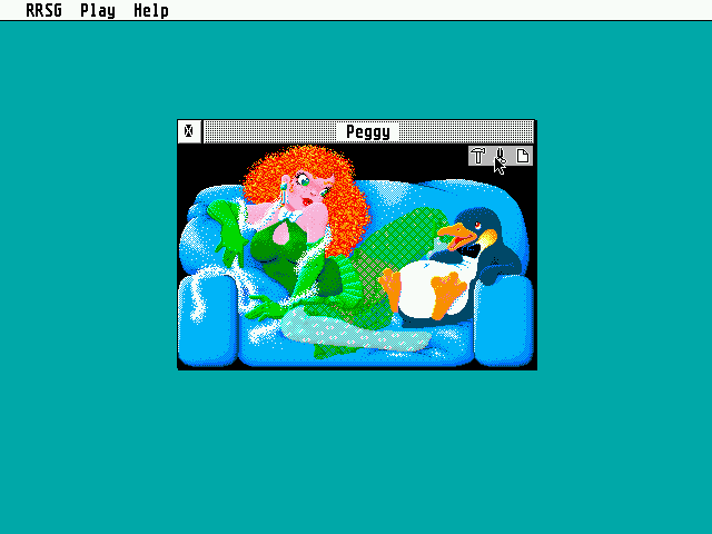 Rosemary Racoon's Strip Game [Falcon030] [TT030] atari screenshot